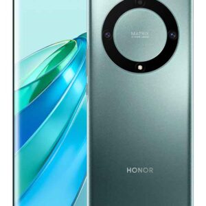 Honor Magic 5 Cellphone in Green, Front and Back